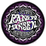 Circular logo with a purple–black mandala border and bold white, stylized text reading 'A New Panda Experience' at the center.